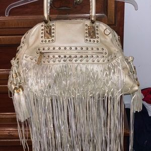 Gianni Versace Gold fringe Handbag